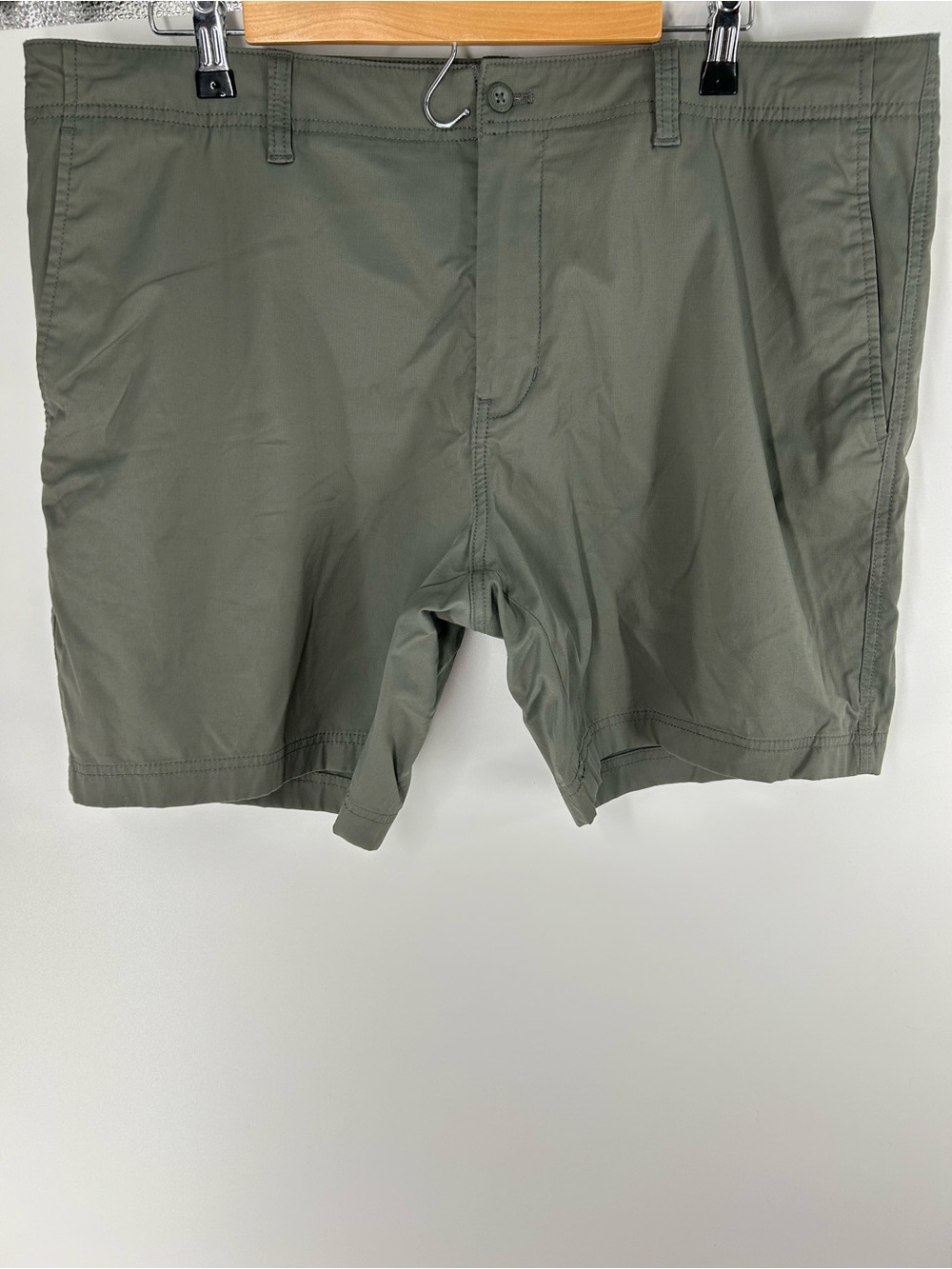 Duck Head Olive Green Flat-Front Shorts
